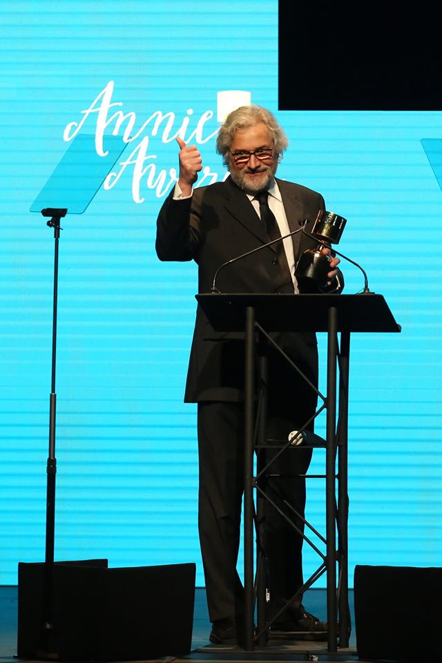 44TH ANNUAL ANNIE AWARDS -- Pictured Michael Dudok de Wit-Best Animated Feature - Independent - The Red Turtle -- (Photo by David YehASIFA).jpg