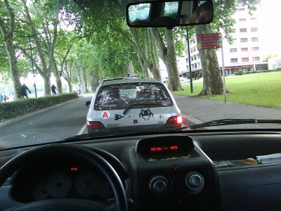 the Space Invaders Car !