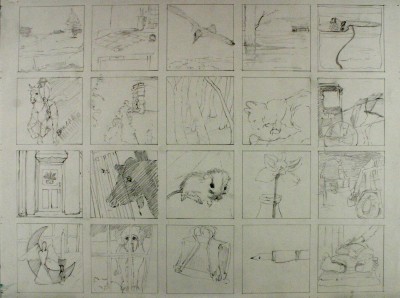 Thumbnail ideas for collaborative drawings project