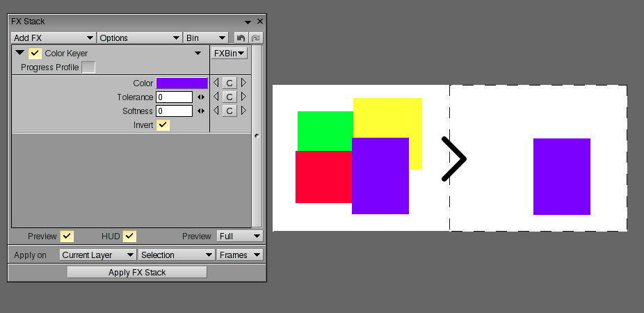 Left is BEFORE  using the FX  //  Right is AFTER using the FX